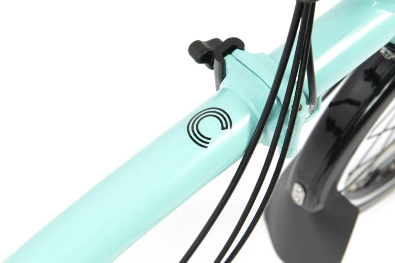 Brompton C-Line Explore Mid Bar Black Edition Folding Bike 2022 Green-7